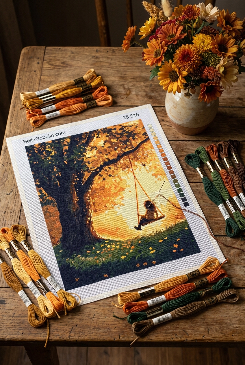 Schaukel im Wald