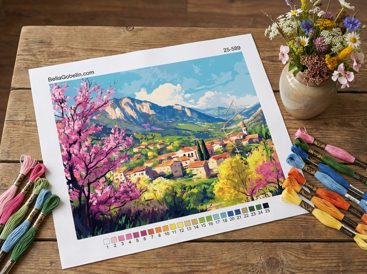 Paysage printanier