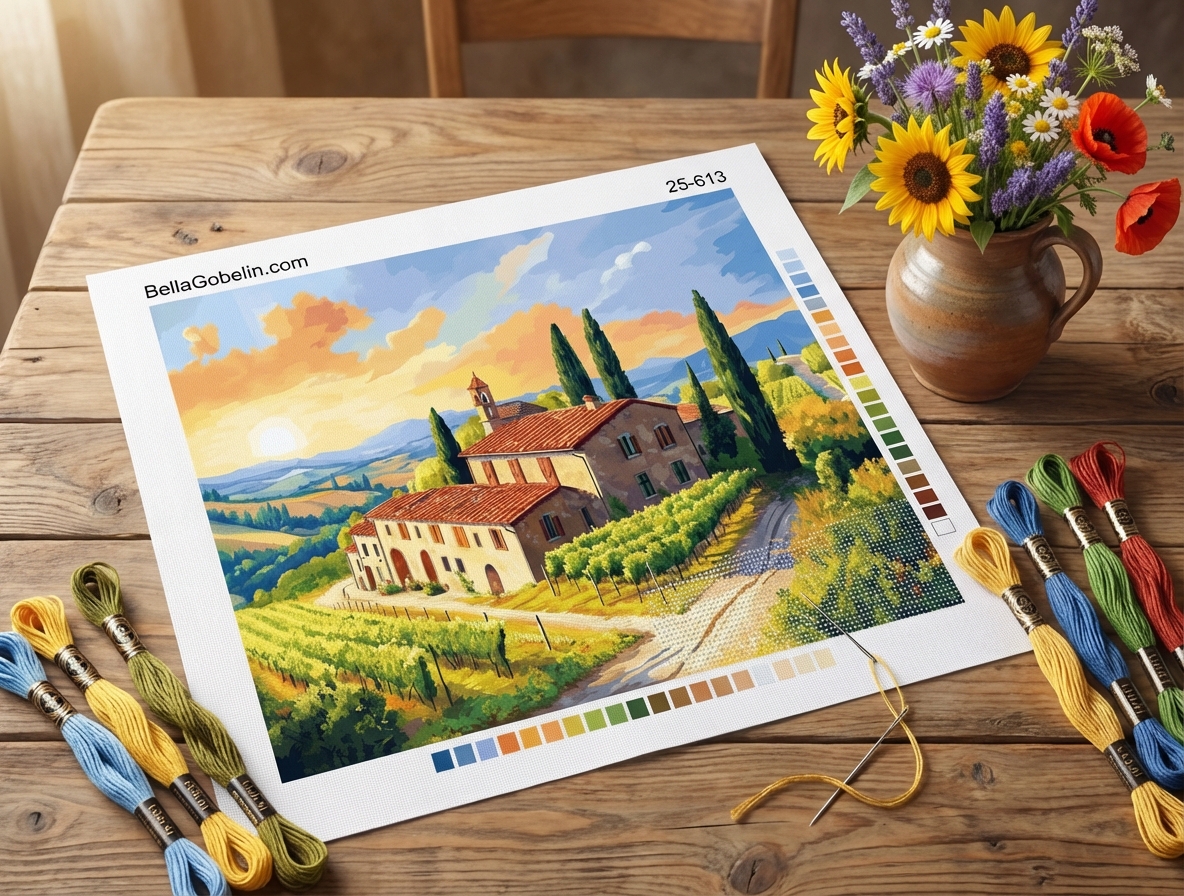 Sonniges Toskana, Chianti, Wein