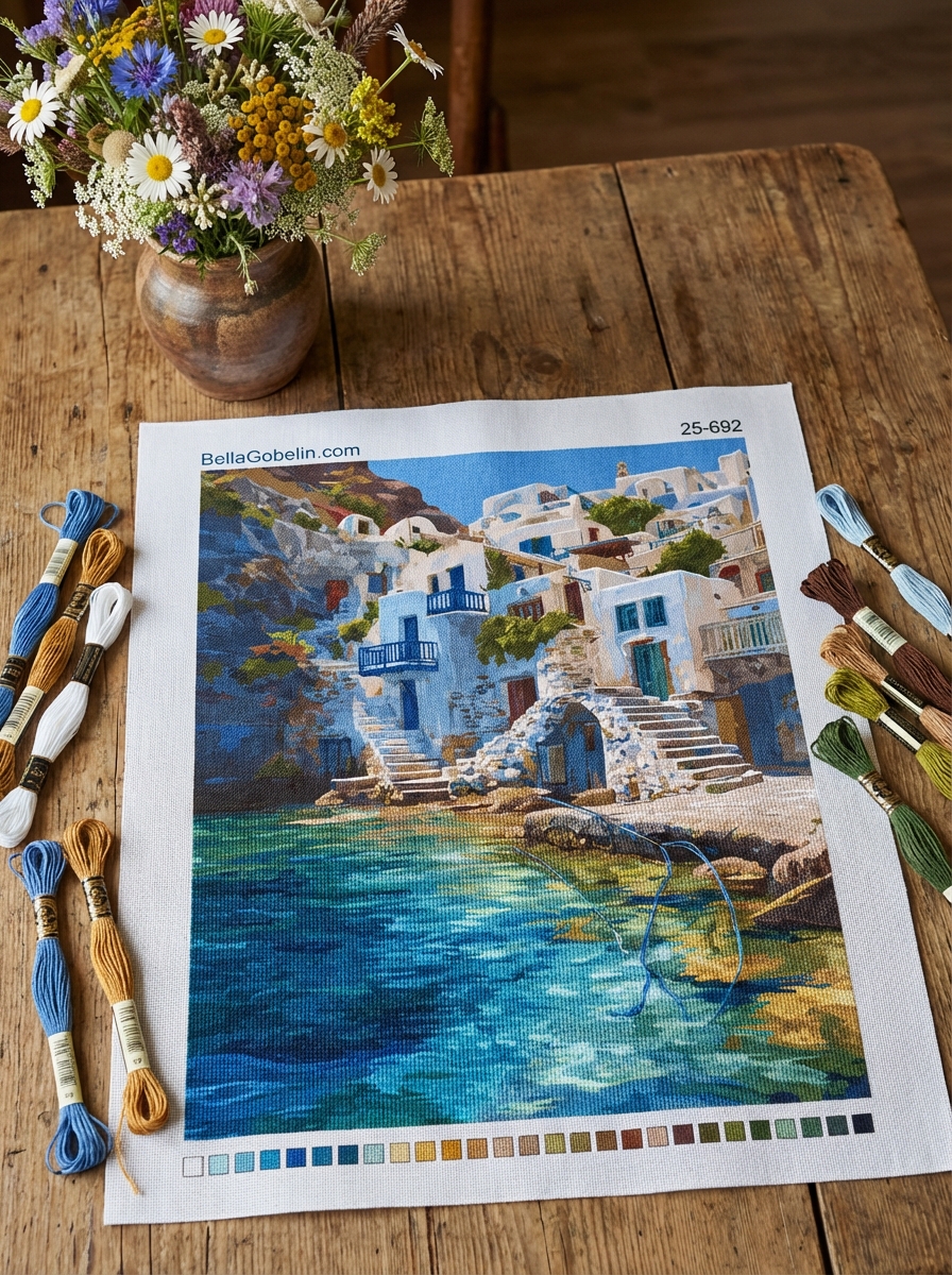Greek fishing village