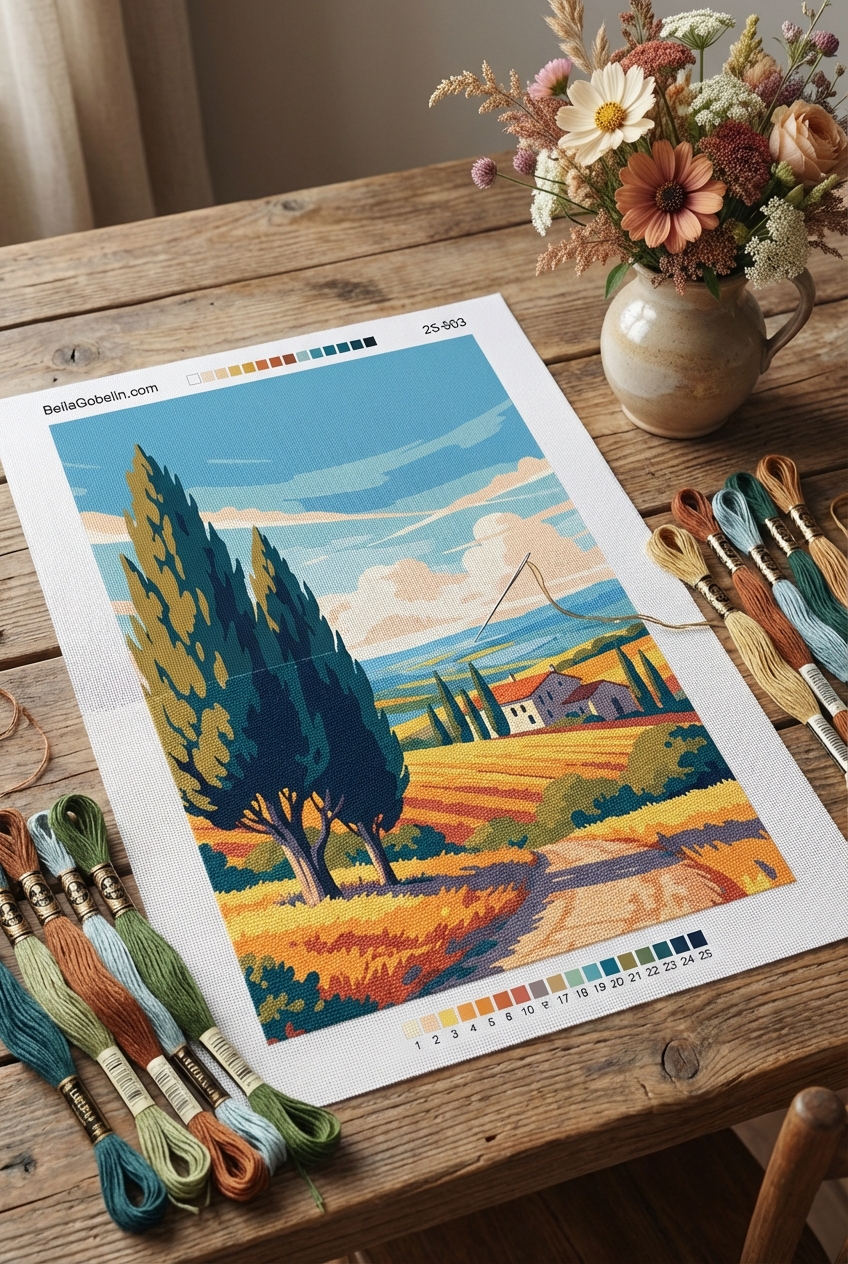 Cypress trees in Tuscany – 25-903