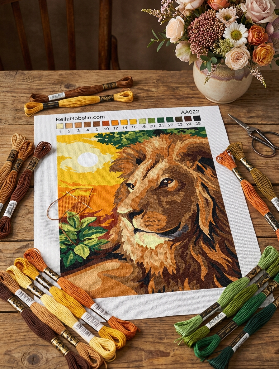 Lion portrait – AA022