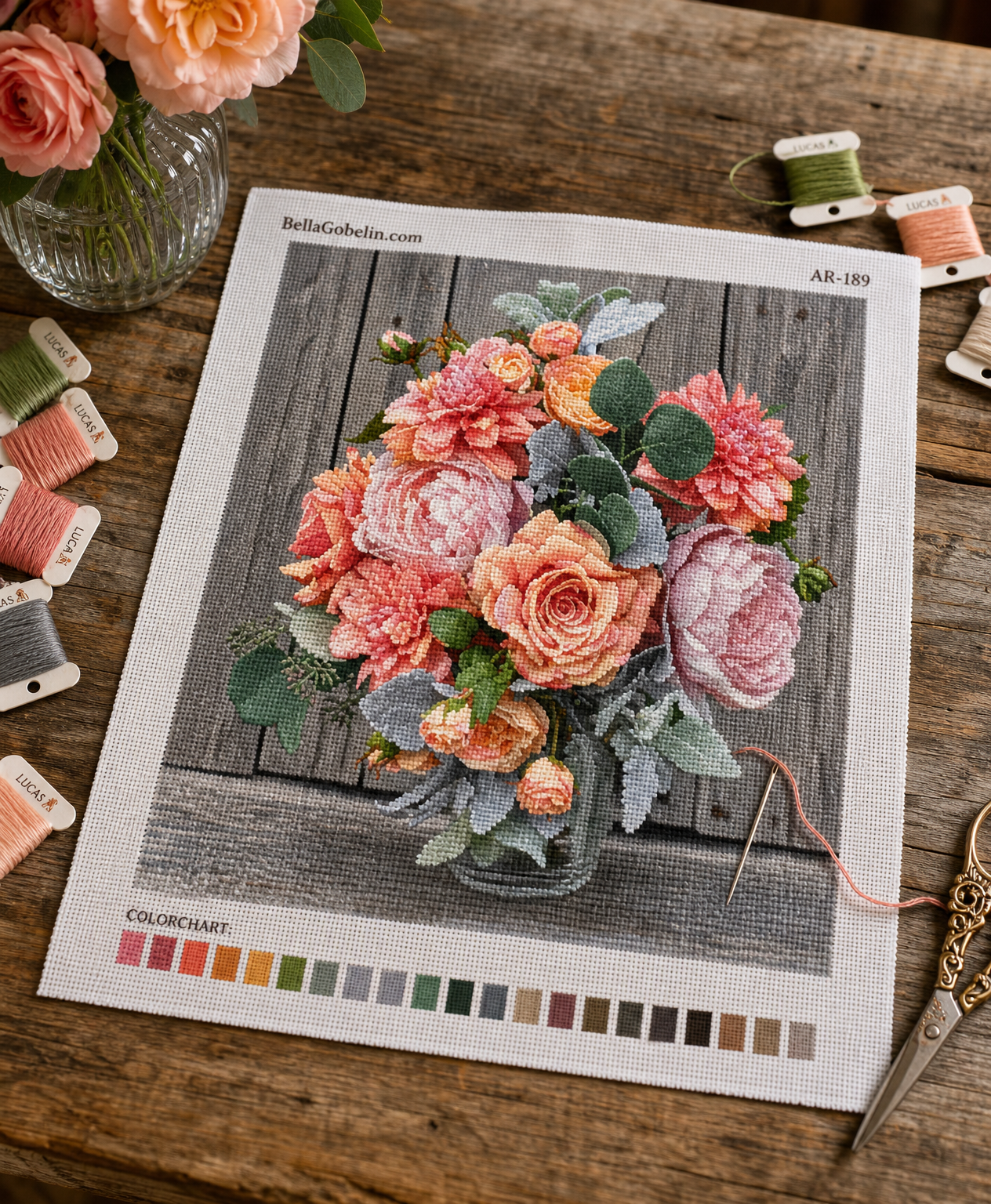 Bouquet in a vase