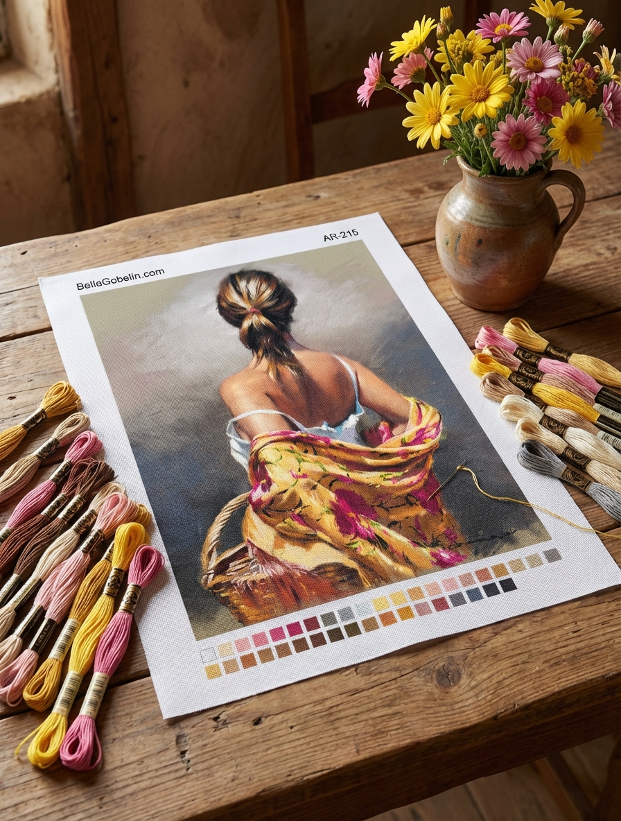 Lady with a basket