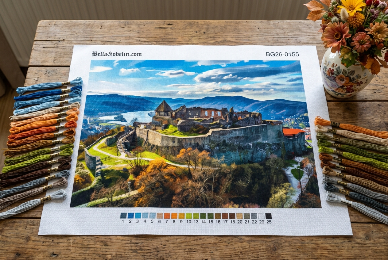 Paesaggio del castello di Visegrád – BG26-0155