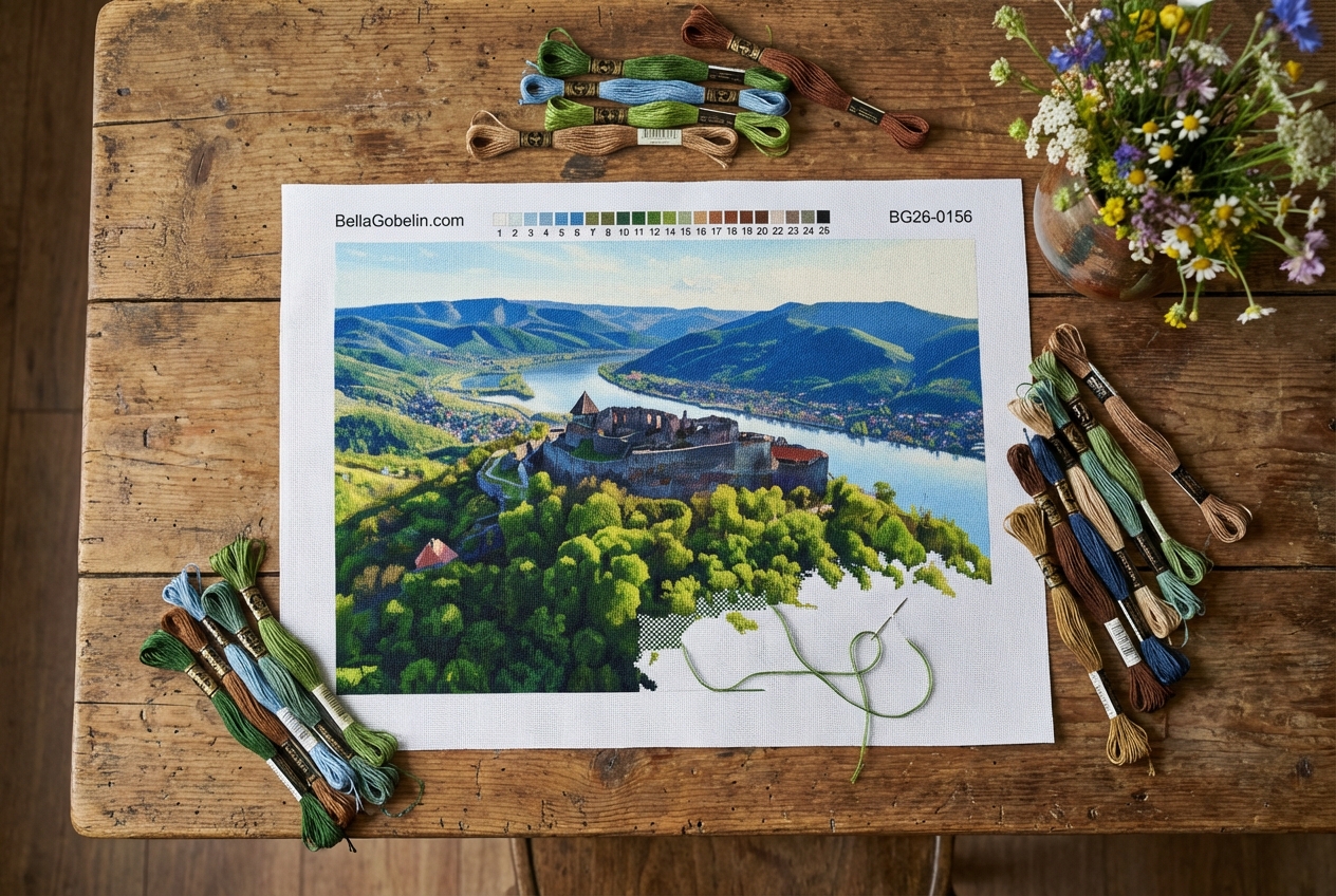 Paesaggio del castello di Visegrád – BG26-0156