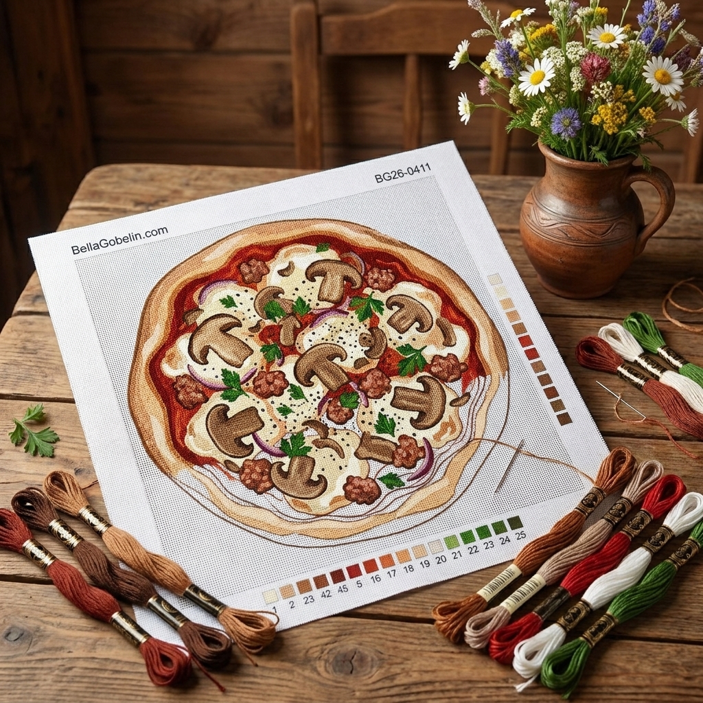 Italiensk Boscaiola Pizza