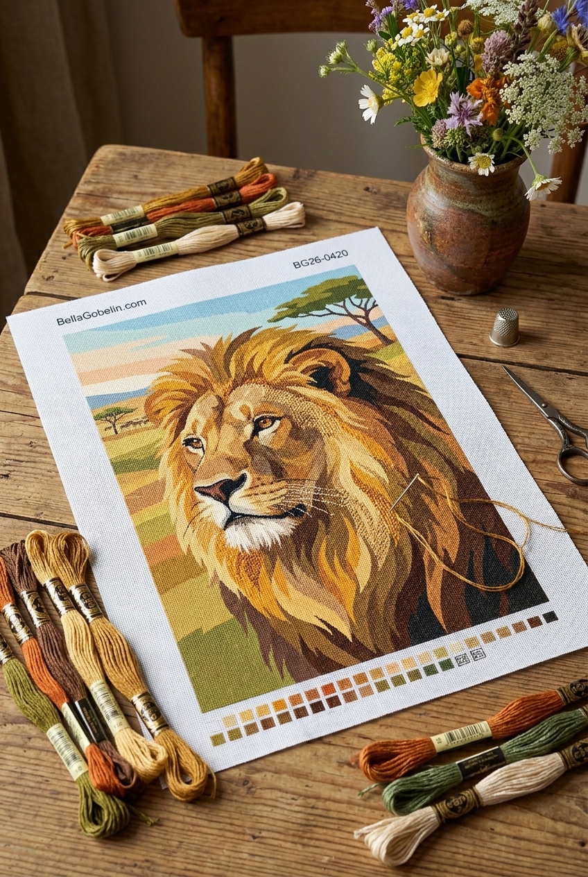 Lion portrait – BG26-0420