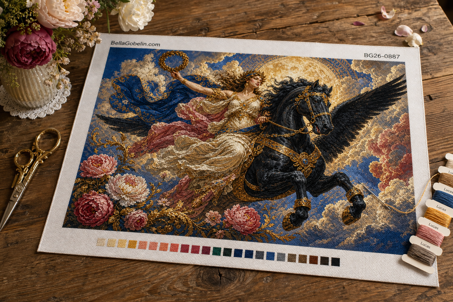Pegasus in moonlight
