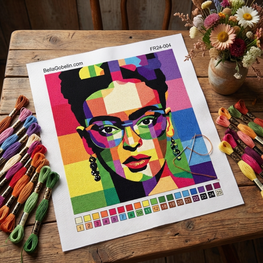 Ritratto moderno di Frida Kahlo