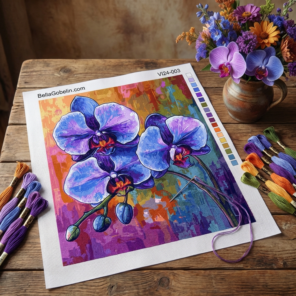 Lila Orchidee