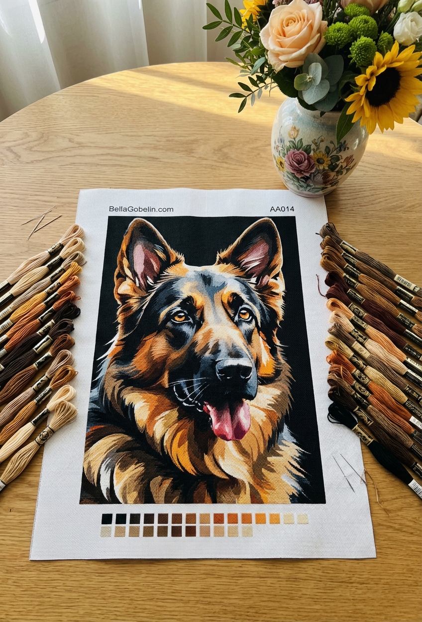 Deutscher Schäferhund Hunde-Porträt