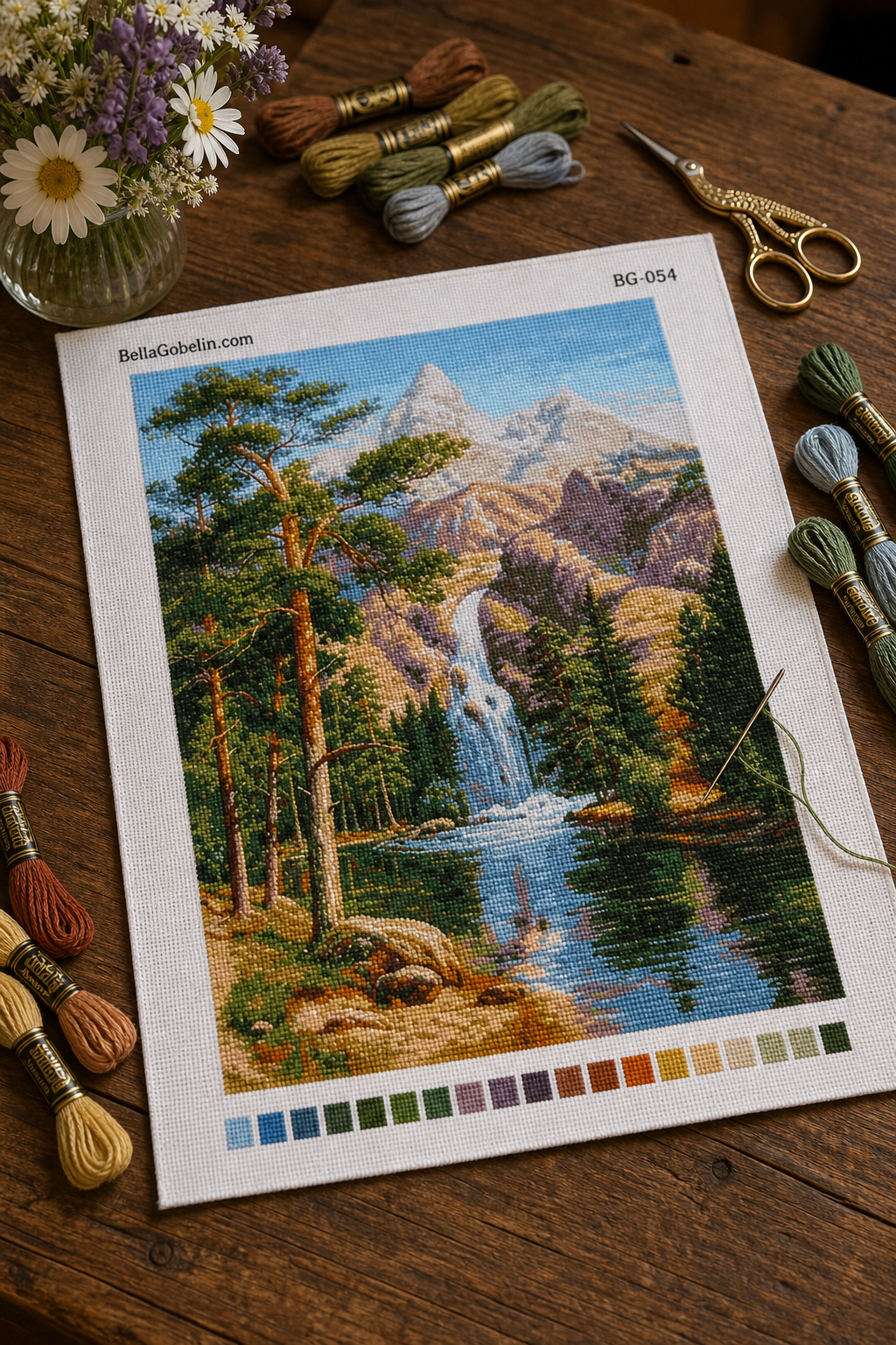 Forest waterfall – BG-054