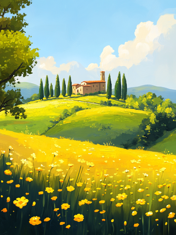 <div class='list-title'>Tuscany with yellow flowers</div><div class='list-plustitle'>stitchable gobelin kit</div>