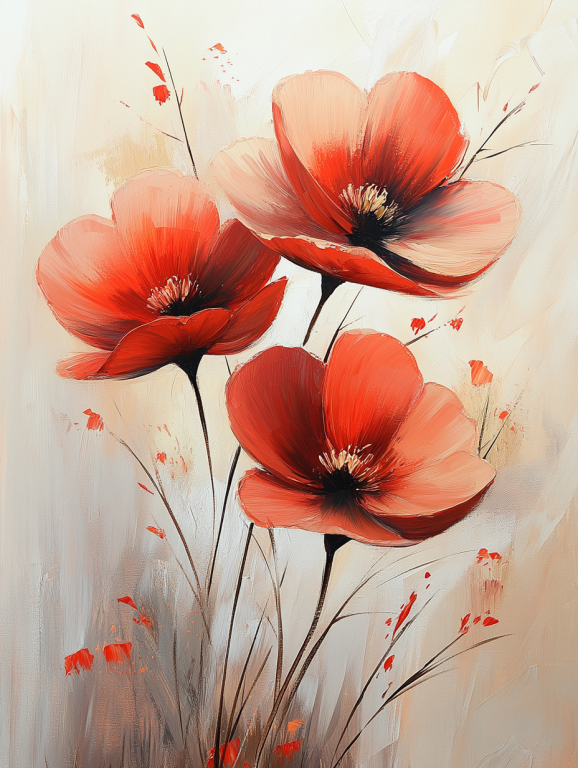Piros virágok – 25-466