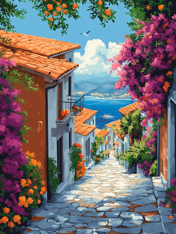 <div class='list-title'>Mediterranean street with flowers</div><div class='list-plustitle'>needlepoint kit</div>