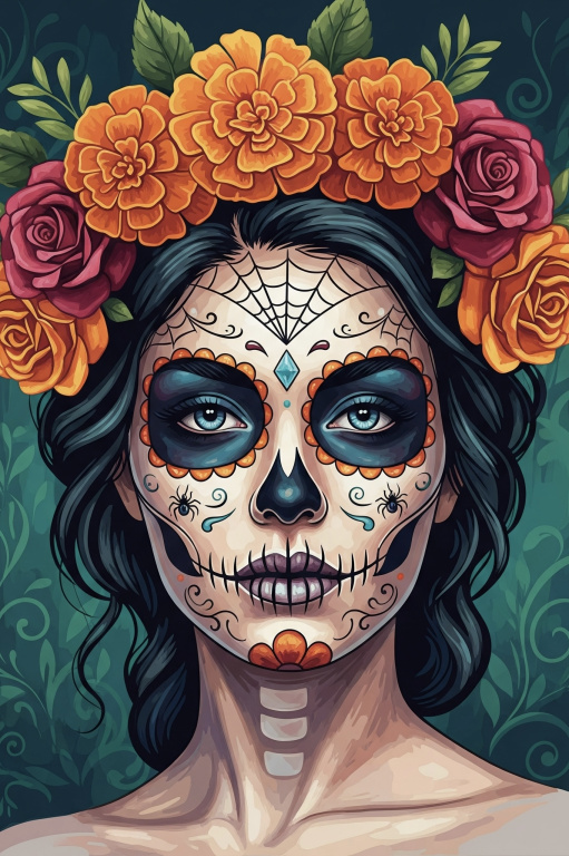 <div class='list-title'>Mexican Halloween series</div><div class='list-plustitle'>needlepoint kit</div>