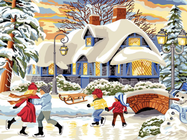 <div class='list-title'>Winter Atmosphere in the Village</div><div class='list-plustitle'>needlepoint kit</div>