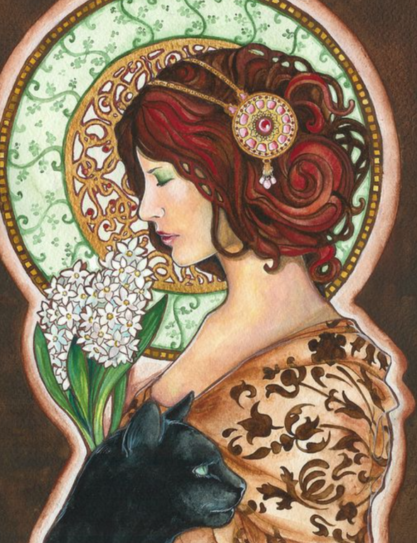 <div class='list-title'>Image in the style of Alphonse Mucha</div><div class='list-plustitle'>needlepoint kit</div>