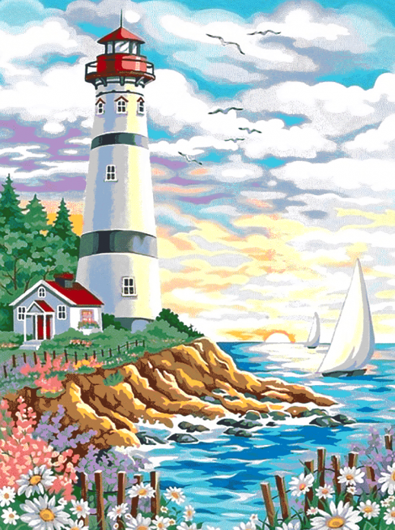 <div class='list-title'>The lighthouse</div><div class='list-plustitle'>needlepoint kit</div>