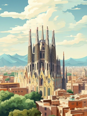Baċellona Sagrada Familia