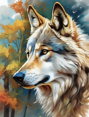 Wolf Portrait