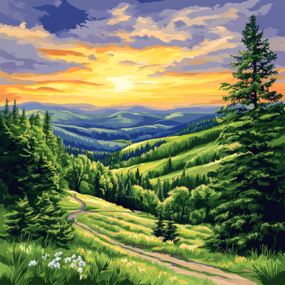 Waldlandschaft