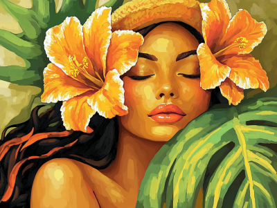 Portret hawaian