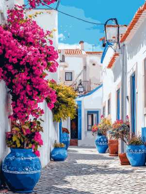 Mediterranean Flower Streets Series – 25-169