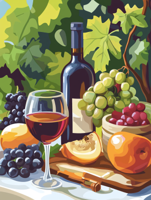 Still Life with Wine – 25-307