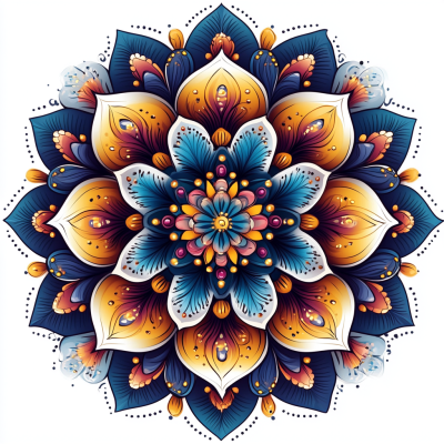 Mandala needlepoint