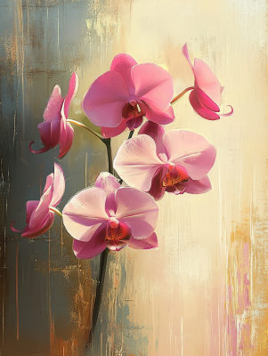 Orchideenmalerei