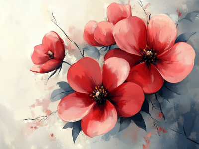 Blomsterbillede – 25-461