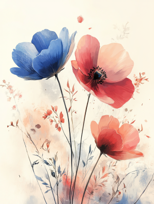 Bloemenschilderij – 25-487