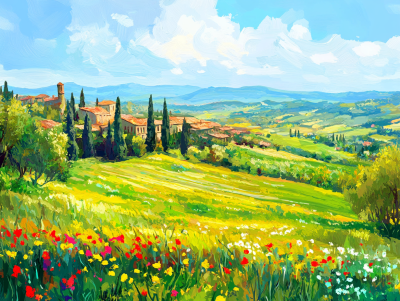Frühling in der Toskana