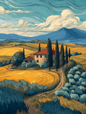 Pintura de Toscana