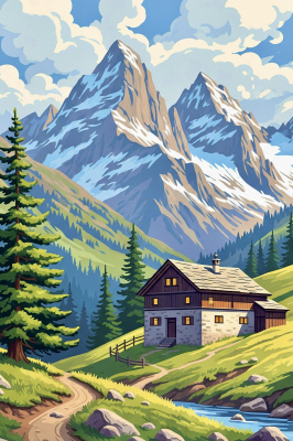 House in the Alps