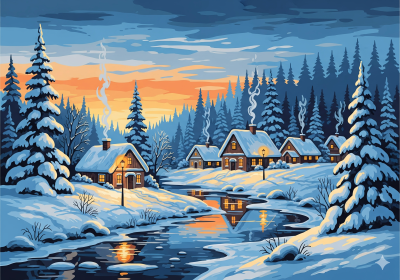 Série sur les motifs de Noël – 25-817