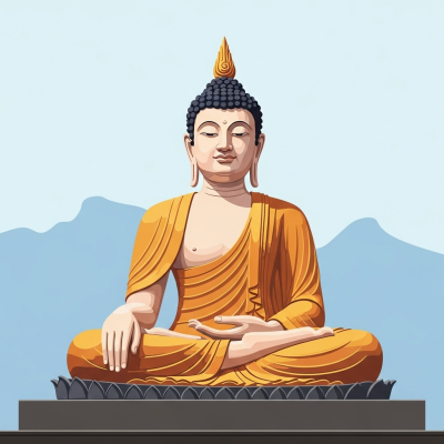 Buddha-Gobelin