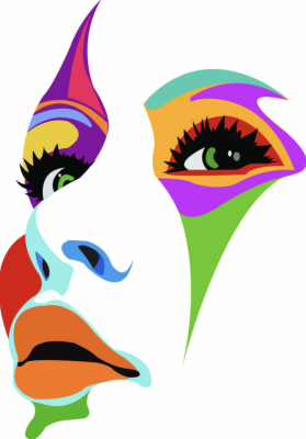 Farbe des Gesichts