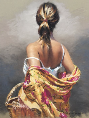 Lady with a basket