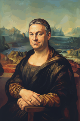 Leonardo da Vinči - Mona Lizas reprodukcija