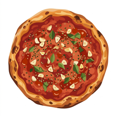 Marinara-pizza