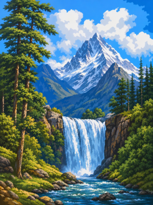 Cascada del bosque