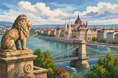 Budapest with the Lion