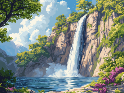 Der Wasserfall