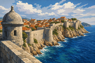 The bastions of Dubrovnik