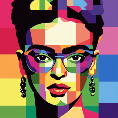 Ritratto moderno di Frida Kahlo