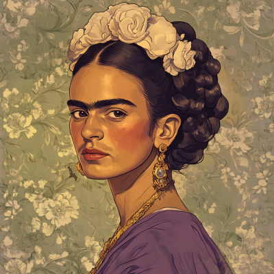 Portretul Fridei Kahlo – FR24-006