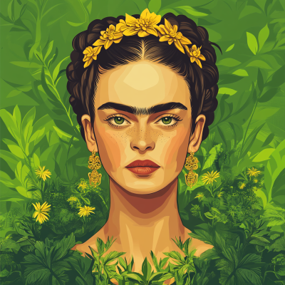 Frida Kahlo portrait – FR24-012